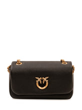 PINKO - Click Soft Borsa con Patta - Nero - LIDIASHOPPING® - Official Website