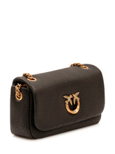 PINKO - Click Soft Borsa con Patta - Nero - LIDIASHOPPING® - Official Website