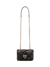 PINKO - Borsa Love Puff con Patta Imbottita - Nero - LIDIASHOPPING® - Official Website