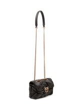 PINKO - Borsa Love Puff con Patta Imbottita - Nero - LIDIASHOPPING® - Official Website