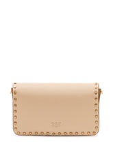 PINKO - Love One Slouchy Baby Shoulder Bag - Beige - LIDIASHOPPING® - Official Website