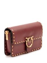 PINKO - Love One Slouchy Baby Shoulder Bag - Red - LIDIASHOPPING® - Official Website