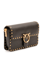 PINKO - Love One Slouchy Baby Shoulder Bag - Black - LIDIASHOPPING® - Official Website