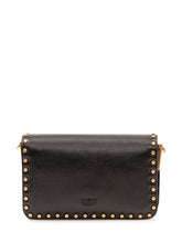 PINKO - Love One Slouchy Baby Shoulder Bag - Black - LIDIASHOPPING® - Official Website