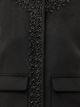 PAROSH - Embellished Belted Vest - Black - LIDIASHOPPING® - Official Website