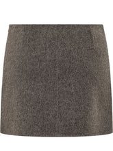 PAROSH - Mini Skirt - Grey - LIDIASHOPPING® - Official Website