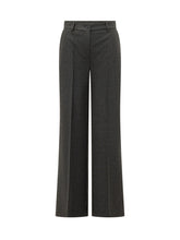 PAROSH - Trousers with Pleats and Crease - Grey - LIDIASHOPPING® - Official Website