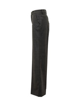 PAROSH - Trousers with Pleats and Crease - Grey - LIDIASHOPPING® - Official Website