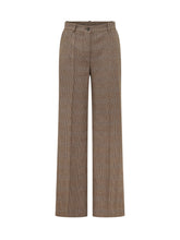 PAROSH - Pantaloni a Gamba Ampia - Marrone - LIDIASHOPPING® - Official Website