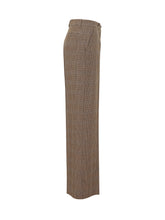 PAROSH - Pantaloni a Gamba Ampia - Marrone - LIDIASHOPPING® - Official Website
