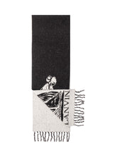 LANVIN - Scarf with Figurative Motif and Fringe - Grey - LIDIASHOPPING® - Official Website