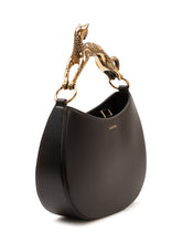 LANVIN - Borsa Hobo con Manico Scultoreo - Nero - LIDIASHOPPING® - Official Website