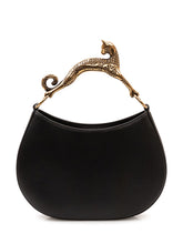 LANVIN - Borsa Hobo con Manico Scultoreo - Nero - LIDIASHOPPING® - Official Website