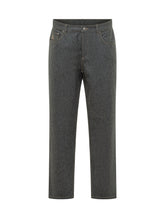 BRUNELLO CUCINELLI - Straight Leg Trousers - Grey - LIDIASHOPPING® - Official Website