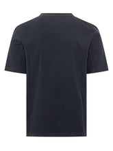 BRUNELLO CUCINELLI - T-shirt Girocollo con Ricamo - Blu - LIDIASHOPPING® - Official Website
