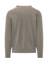 BRUNELLO CUCINELLI - Crewneck Sweater with Ribbed Trims - Green - LIDIASHOPPING® - Official Website