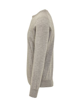 BRUNELLO CUCINELLI - Pullover Girocollo a Maglia Fine - Grey - LIDIASHOPPING® - Official Website