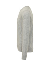 BRUNELLO CUCINELLI - Fine Knit Crew Neck Sweater - Grey - LIDIASHOPPING® - Official Website