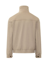BRUNELLO CUCINELLI - Giacca con Collo Alto e Zip - Beige - LIDIASHOPPING® - Official Website