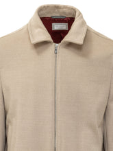 BRUNELLO CUCINELLI - Giacca con Collo Alto e Zip - Beige - LIDIASHOPPING® - Official Website
