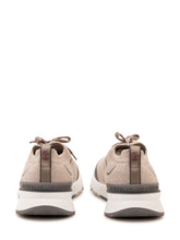 BRUNELLO CUCINELLI - Sneaker Bassa con Collo a Coste - Beige - LIDIASHOPPING® - Official Website