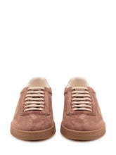 BRUNELLO CUCINELLI - Low Top Sneaker with Shaped Panels - Brown - LIDIASHOPPING® - Official Website
