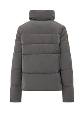 PINKO - Piumino Mirco con Collo Alto - Grigio - LIDIASHOPPING® - Official Website