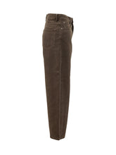 PINKO - Estelle Pantaloni Dritti con Cinque Tasche - Marrone - LIDIASHOPPING® - Official Website