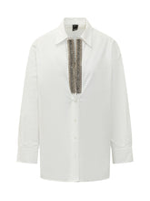 PINKO - Capirai Camicia con Applicazioni - Bianco - LIDIASHOPPING® - Official Website