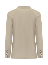 PINKO - New Signum Giacca con Revers - Beige - LIDIASHOPPING® - Official Website
