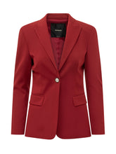 PINKO - Blazer New Signum Monopetto - Rosso - LIDIASHOPPING® - Official Website