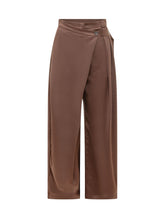 PINKO - Pesce Pantaloni Satin - Marrone - LIDIASHOPPING® - Official Website