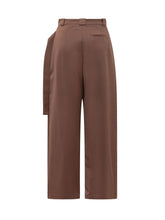 PINKO - Pesce Pantaloni Satin - Marrone - LIDIASHOPPING® - Official Website