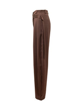 PINKO - Pesce Pantaloni Satin - Marrone - LIDIASHOPPING® - Official Website