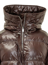 PINKO - Giacca Impasto Trapuntata con Cappuccio - Marrone - LIDIASHOPPING® - Official Website