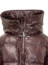 PINKO - Giacca Impasto Trapuntata con Cappuccio - Rosso - LIDIASHOPPING® - Official Website