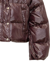 PINKO - Giacca Impasto Trapuntata con Cappuccio - Rosso - LIDIASHOPPING® - Official Website