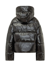PINKO - Giacca Impasto Trapuntata con Cappuccio - Nero - LIDIASHOPPING® - Official Website