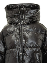 PINKO - Giacca Impasto Trapuntata con Cappuccio - Nero - LIDIASHOPPING® - Official Website