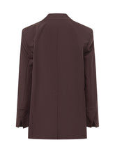 PINKO - Blazer Kamut con Tasche a Patta - Rosso - LIDIASHOPPING® - Official Website