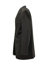 PINKO - Blazer Monopetto con Revers - Nero - LIDIASHOPPING® - Official Website