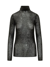 PINKO - Moss Maglia Aderente con Collo Alto - Nero - LIDIASHOPPING® - Official Website