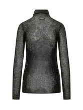 PINKO - Moss Maglia Aderente con Collo Alto - Nero - LIDIASHOPPING® - Official Website