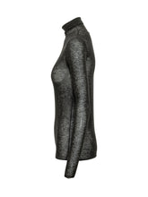PINKO - Moss Maglia Aderente con Collo Alto - Nero - LIDIASHOPPING® - Official Website