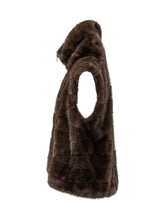 PINKO - Gilet Glossinia con Cappuccio - Marrone - LIDIASHOPPING® - Official Website