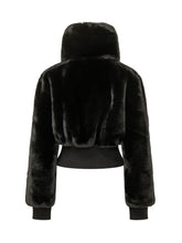 PINKO - Bagles Aspen Bomber Jacket with Hood - Black - LIDIASHOPPING® - Official Website