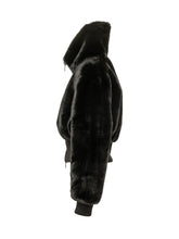 PINKO - Bagles Aspen Bomber Jacket with Hood - Black - LIDIASHOPPING® - Official Website