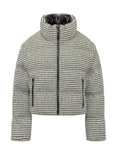 PINKO - Piumino Daboecia a Pied de Poule - Nero - LIDIASHOPPING® - Official Website