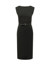 PINKO - Abito Acalypha Midi con Cintura - Nero - LIDIASHOPPING® - Official Website