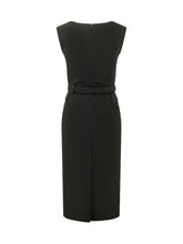 PINKO - Abito Acalypha Midi con Cintura - Nero - LIDIASHOPPING® - Official Website